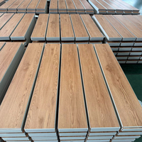 Plancher en vinyle de luxe moderne de 4 mm, style bois, système de clic, certifié CE, pour la maison et le bureau