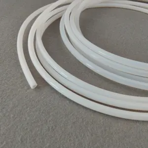 Oil Resistant PTFE Extruded Plastic Tubing Big Size 20*22mm
