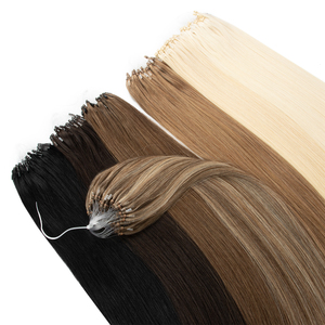 Vente en gros de <span class=keywords><strong>micro</strong></span>-anneaux d'extension de cheveux russes de qualité 12A de haute qualité 100g pour 100 pièces perles de cuivre <span class=keywords><strong>micro</strong></span>-anneau boucle d'<span class=keywords><strong>extensions</strong></span> de cheveux - Product Image 4