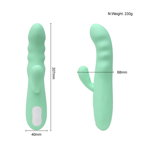 सेक्स खिलौने Wholesales घूर्णन Dildo दोहरी मोटर्स खरगोश थरथानेवाला - Product Image 2