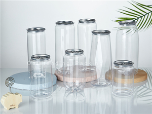 202 #12Oz 350Ml PET Nước Giải Khát Trong Suốt Có Thể Rỗng Nhựa Nước Giải Khát Soda Trong Suốt Có Thể Với Nắp Mở Dễ Dàng - Product Image 6