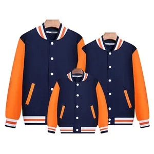 Jaket Bisbol Twill Letterman Pesanan Khusus MOQ Rendah Jaket Letterman Universitas