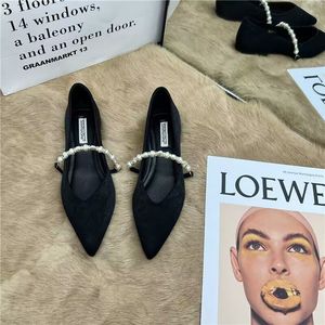 2024 estate nuovo stile scarpe basse francesi <span class=keywords><strong>Chic</strong></span> ed eleganti scarpe basse stile bambola coreana Slip-On piatte per le calzature di primavera - Product Image 6