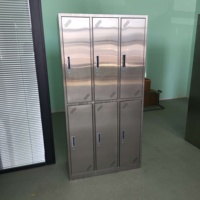 Armoire de rangement pharmaceutique en acier inoxydable, anti-poussière, avec trous de ventilation pour laboratoire