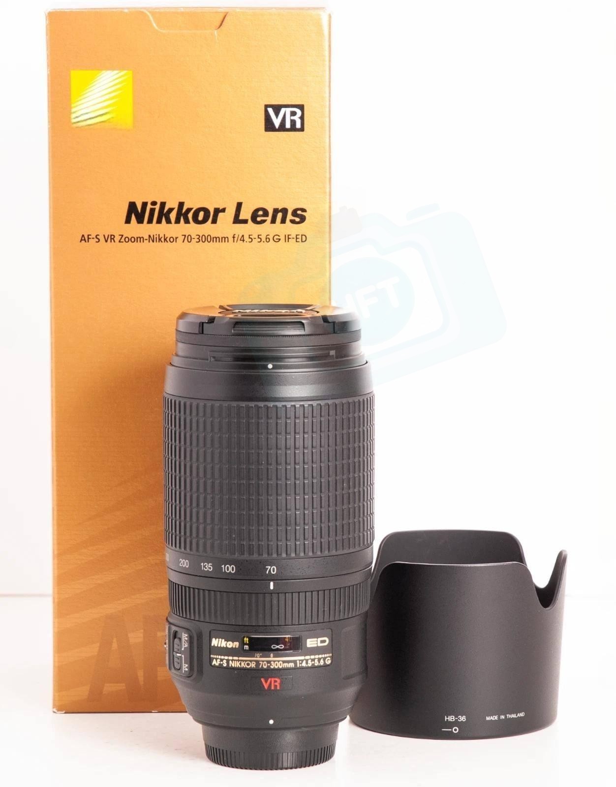 Téléobjectif Nikon 70-300 Mm F/4.5-5.6 G ED VR – Pour Reflex – Ouvert Jamais Utilisé