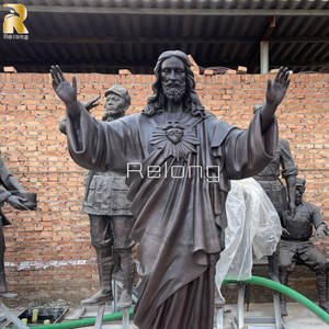 Estatua de Jesucristo de Bronce Grande Personalizada RELONG en Venta - Product Image 5