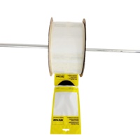 Rouleau de tubes en polyéthylène basse densité (LDPE) transparent personnalisé en direct d'usine, sacs thermoscellables pré-ouverts en rouleau, sacs d'emballage en plastique LDPE