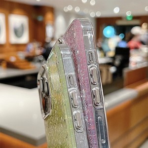 Funda de lujo Bling Epoxy Gradation Glitter Resin <span class=keywords><strong>para</strong></span> teléfono móvil <span class=keywords><strong>para</strong></span> <span class=keywords><strong>iPhone</strong></span> 11 12 13 14 15 16 Pro Max Woman Funda protectora a prueba de golpes - Product Image 3