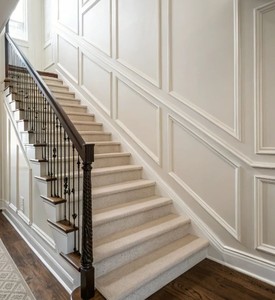 Prima Indoor Straight Stairs Diseño minimalista compacto Acero de madera para salas de estar pequeñas - Product Image 2