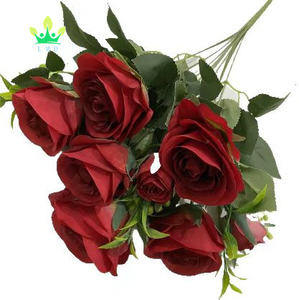 Simulación de ramo de Mano de <span class=keywords><strong>Sophie</strong></span> <span class=keywords><strong>Rose</strong></span>, decoración de pared de fondo de boda, rosas - Product Image 1