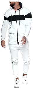 Survêtement de sport pour homme, personnalisé, 100% coton respirant, anti-UV, à capuche, pour l'automne/hiver, pour adultes, jogging, gym - Product Image 5