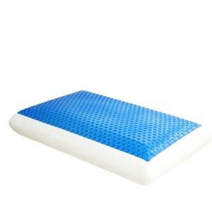 Almohada de Espuma Viscoelástica Rectangular con Núcleo de Gel Refrigerante, Soporte Cervical, para Uso en Verano - Product Image 1