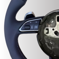 Volant sport en cuir pour Audi S3 8P S4 B8 S5 S6 S7 S8 A38V A38P A4 B8 A5 B8 A6 C7 A7 C7 A8 D4 03 05 Q7