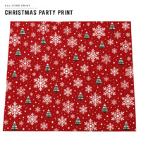 Nappe de table de Noël en plastique imprimé imperméable jetable, certifiée ISO9001, taille et couleur personnalisables, forme carrée