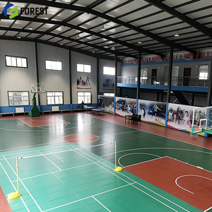 Edificio Deportivo Prefabricado de Alta Resistencia, 125m de Longitud, Arena de Baloncesto y Voleibol, Techo Transparente, Económico y Sostenible - Product Image 1