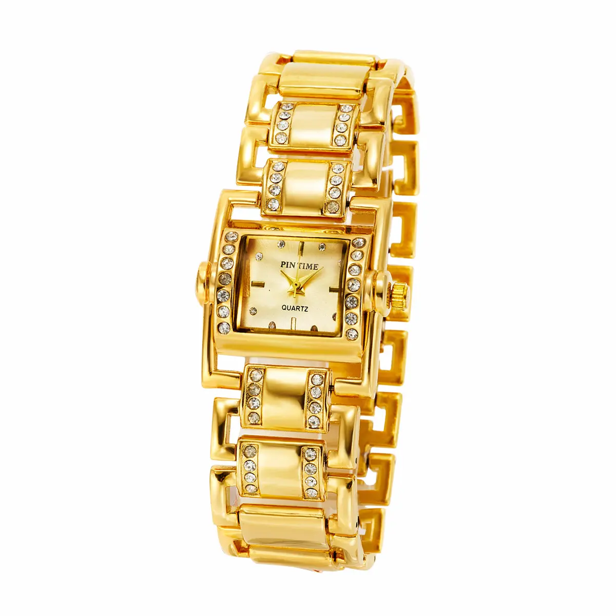 Vintage Style Gold square women watches luxury