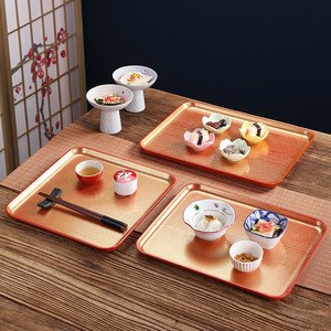 Japanese Style <b>Serving</b> <b>Tray</b> <b>Large</b> Rectangular Thickened Dish For Hotel Restaurant Use - Product Image 3