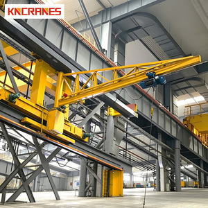 Grue murale mobile compacte 0,5t 1t 2t 5t pour ligne de production industrielle, montée sur rail ou murale - Product Image 1