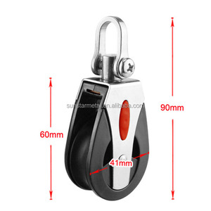 Mới 19mm bóng mang đơn ròng rọc nhỏ ròng rọc đứng lên khối với khối và khối hệ thống - Product Image 4