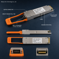 وحدة إرسال واستقبال بصرية أصلية جديدة من سيسكو QSFP 100G PSM4 S MPO بطول 500 متر SMF متوازية أحادية الوضع لشبكات المناطق المدنية (MAN)