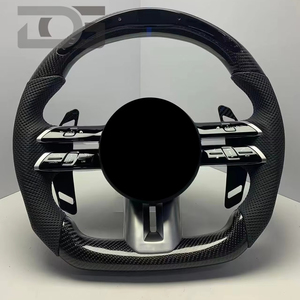 Volante de Fibra de Carbono LED para <span class=keywords><strong>Mercedes</strong></span> <span class=keywords><strong>BENZ</strong></span> W204 W205 W212 W213 W221 W222 GLC 250d C253 X253 <span class=keywords><strong>43</strong></span> <span class=keywords><strong>AMG</strong></span>, Accesorios Interiores - Product Image 1