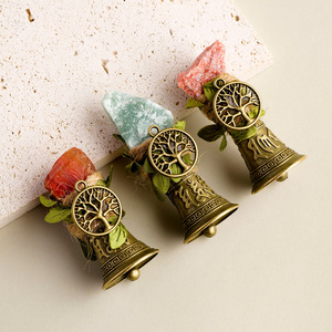 Campana <span class=keywords><strong>de</strong></span> Piedras Preciosas Espirituales al por Mayor para Sanación con Cristales, Artesanía para Reiki, Rituales <span class=keywords><strong>de</strong></span> Brujería y Limpieza Energética - Product Image 6