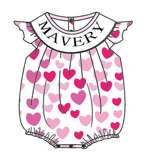 Tutine alla Moda <span class=keywords><strong>per</strong></span> Neonati MAVERY con <span class=keywords><strong>Nome</strong></span> Ricamato a Mano e Motivo Dolce <span class=keywords><strong>per</strong></span> l'Estate, Abbigliamento Casual da Giorno <span class=keywords><strong>per</strong></span> Neonati - Product Image 1