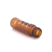 Flacon en verre pour échantillonneur automatique brun ambré de 4ml