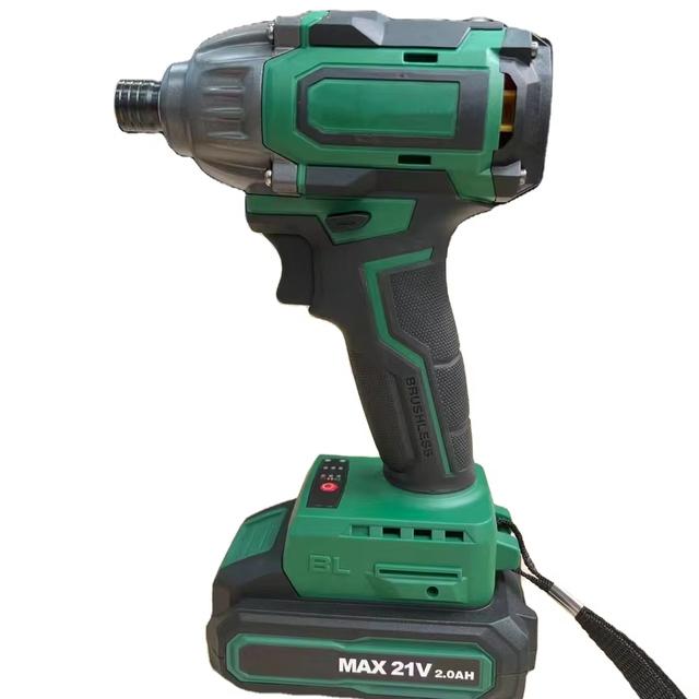 Portable 320N.M Brushless Cordless Impact Drill Driver 21V/18V/220V DIY Industry Power Wrenches with Li-Ion Battery
