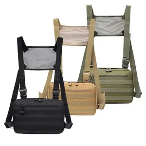 Kit de ferramentas táticas de emergência para uso externo, bolso multifuncional, sistema Molle, bolso para barriga, atacado