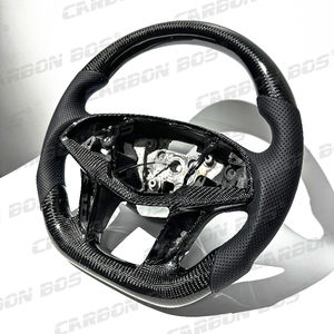 Volante Deportivo de Cuero para Cadillac XT5 CT6 con Fibra de Carbono Real Negra para XT5 CT6 2012 <span class=keywords><strong>2016</strong></span> 2018 2020 Personalizable - Product Image 5