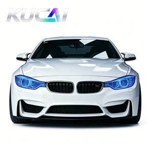 Film pour phares et feux arrière de voiture et de moto avec design laser arc-en-ciel en nid d'abeille à changement de couleur - Product Image 2