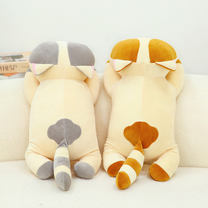 Diseño personalizado Super suave felpa gato soñoliento oso animales de peluche bordado Regalo de Cumpleaños Idea forro de malla relleno de algodón PP - Product Image 4