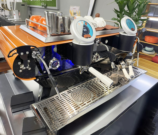 Naixer Two Group Head Espresso Coffee Machine with Milk Foam 58mm Portafilter Commercial Multi-Boiler Coffee Machine for Cafe