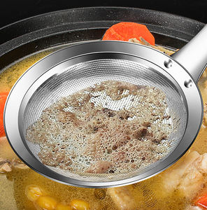 Cuchara Coladora Multifuncional de Acero Inoxidable 304 de Grado Alimenticio Syh240 al por Mayor, Herramienta de Cocina con Malla Filtrante - Product Image 4