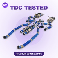 Tuyaux d'échappement en titane haute performance TDC X CSZ compatibles avec BMW M3 E90 E92 E93 4.0L, système d'échappement avec soupapes et contrôleur