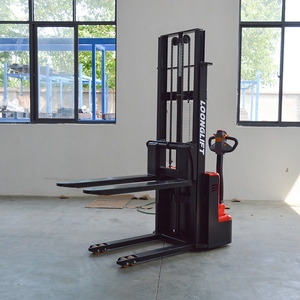 Chariot élévateur électrique Yakir 2t, chariot élévateur à mât, transpalette électrique complet, batterie plomb-acide, pneus pneumatiques, certifié CE - Product Image 4