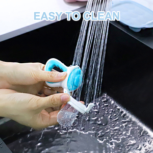 Cấp thực phẩm Silicone thân thiện với môi BPA miễn phí nhà máy bé thực phẩm Ice Cube khay ăn núm vú trẻ em bé trái cây núm vú giả - Product Image 5