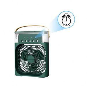 Ventilateur brumisateur portable noir multifonction avec logo personnalisé, niveaux réglables et poignée - Product Image 3