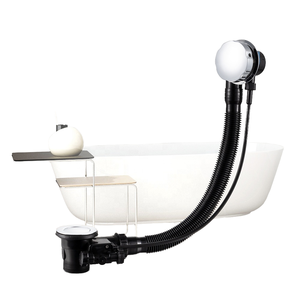 ERKA ET1025 Design moderne plastique PVC raccords de salle de bain poli évier vidange égouttoir poignée de contrôle G1-1/2 "facile - Product Image 4