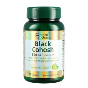 Kapsul ekstrak Cohosh Hitam 100 hitungan untuk dukungan alami keseimbangan Muslim, berkedip panas & penghilang keringat malam - Product Image 2