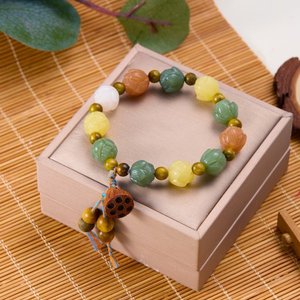 Bracelet <span class=keywords><strong>de</strong></span> mariage pour homme et femme, <span class=keywords><strong>en</strong></span> perles <span class=keywords><strong>de</strong></span> rocaille, avec motif <span class=keywords><strong>de</strong></span> la divinité <span class=keywords><strong>de</strong></span> la richesse, du temple Lingyin, <span class=keywords><strong>de</strong></span> la corde <span class=keywords><strong>de</strong></span> prière, <span class=keywords><strong>de</strong></span> la graine <span class=keywords><strong>de</strong></span> Bodhi et du lotus bouddhiste - Product Image 3