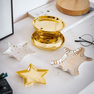 <span class=keywords><strong>Vieira</strong></span> en forma de <span class=keywords><strong>concha</strong></span> blanco joyería de cerámica anillo plato, bandeja de regalo para madre de la - Product Image 4