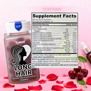 Gomitas de Vitaminas para el Cabello OEM Long Hair Advance, para un Cabello Largo, Fuerte y Grueso, Restone, Fortalece y Aumenta el Volumen - Product Image 2