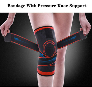 Genouillère <span class=keywords><strong>Crossfit</strong></span> de sport pour la marche en tricot de compression à prix réduit personnalisé stock d'usine - Product Image 4