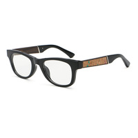 Monture de lunettes unisexe rétro TR90 avec branches anti-lumière bleue pour verres correcteurs 6940-3