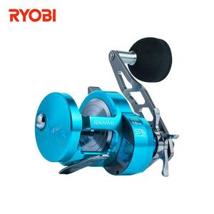 Nuovo Modello Mulinello <span class=keywords><strong>Ryobi</strong></span> Jigger BT Overhead in Metallo per Slow Jigging e Traina Mulinello da Pesca in Acqua Salata per Pesca d'Altura - Product Image 1