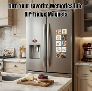 Imán Acrílico Transparente para Refrigerador, Precio de Fábrica, Protección Personalizada, Control de Calidad Estricto, para Decoración con Fotos DIY y Regalos - Product Image 1