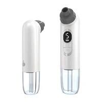 Extracteur de points noirs électrique à bulles avec 3 niveaux d'aspiration réglables et 3 embouts en silicone, extracteur de points noirs à bulles