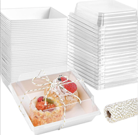 Crêpe Kraft logo personnalisé à emporter boîtes de papier d'emballage de restauration rapide pour la personnalisation des aliments à emporter
